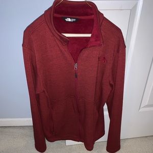 Men’s The North Face Jacket Red Fleece Medium